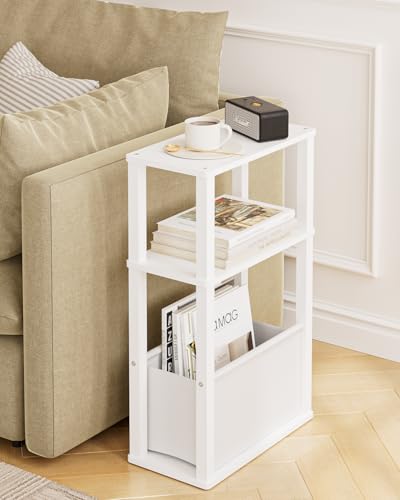 Apetaccat Beistelltisch Schmal mit Stauraum, Schmale...