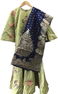 long frock with pattu chunni