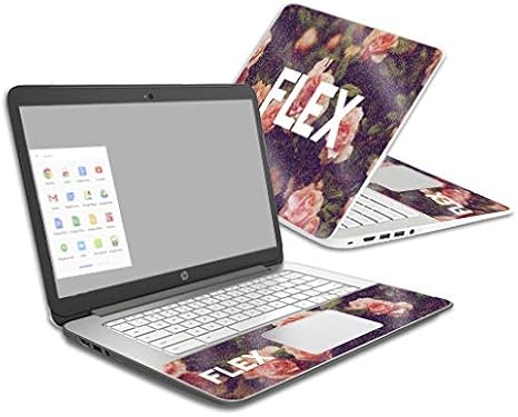 MIGHTY SKINS MightySkins Glossy Glitter Skin for HP Chromebook 14 (2014) - Flex | Protective, Durable High-Gloss Glitter Finish | Easy to Apply, Remove, and Change Styles | Made in The USA image 3
