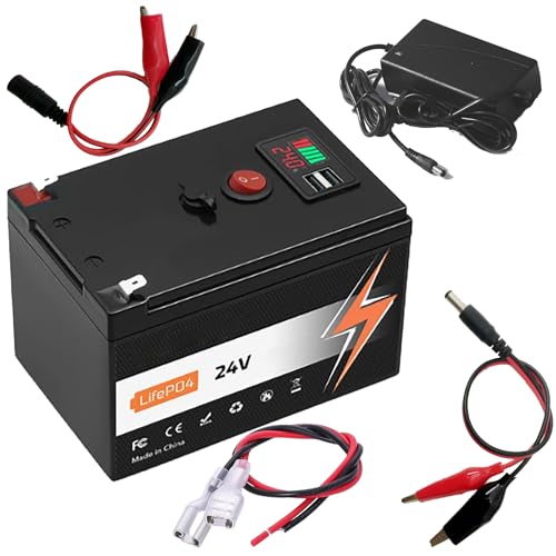 Batterie lithium 24V 8Ah portable LiFePO4 pour éviter les pannes en extérieur