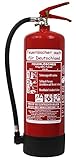 Rating: 43 A, 233 B, C = 12 LE Löschmitteleinheiten , -30 bis + 60 °C , ca. H530 x B270 mm, ca. 10 kg