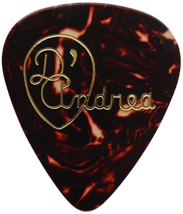 D'Andrea RG351 Médiators en celluloïd 0,96 HV, coque de 72 pièces, 0,96 mm, lourd