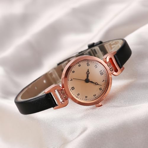 Image of Women's Small Dial Watch Simple Analog Wrist Watch for Formal and Occasion Styling