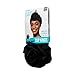 KISS COLORS & CARE Top Knot Pre-Tied Turban - Black - Stylish, Stretchy & Soft for Sleeping, Maximum Hair Protection, Minimizes Breakage, Comfortable for All Types of Hair (Pack of 2)