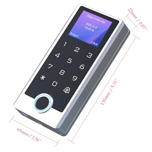 Control de acceso de acero inoxidable IP68 impermeable con entrada Wiegand 26 7