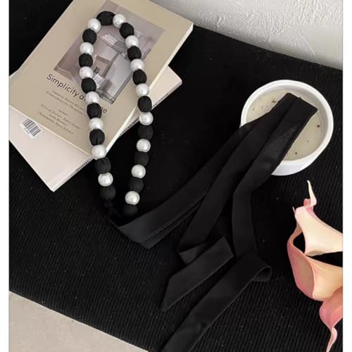 Tie Belts for Women Rope Belt Pearl Dainty Western Boho Multi Purpose Hairband Necklace Fashion Gift for Her3