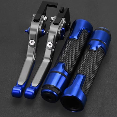 �n���h���o�[���o�[ Compatible With Yamaha For YZFR125 2014-2024 �I�[�g�o�C�p �����\ �u���[�L �N���b�` ���o�[ �n���h�� �u���[�L �R���g���[�� ���o�[ �n���h���o�[ �O���b�v ���o�[(Gray-blue)