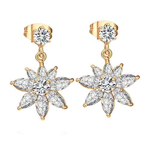 Pendientes de Oro de 18k para Mujeres de Alta Joyería con Marquesanita