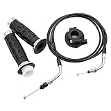 Throttle Twist Grip Set, PRO BAT, Universal Throttle Twist Grip Set with 78' Scooter Throttle Cable...