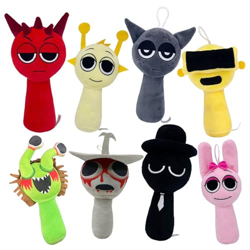 HOMANY �X�v�����L�[ �ʂ������ �l�` �h�[���y8�Z�b�g�z sprunki �l�` �L�����N�^�[ �z���[�Q�[������ �z���[���y�Q�[�� 20cm ���� �ʂ������ �q���ւ� �N���X�}�X�M�t�g ��l �a�����v���[���g ������ (�Z�b�gG)