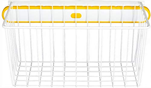 GarageTek Garage Organizer Wall Mount | Extra Large Steel Storage Hanging Basket | Garage Utility Bin - Tool Storage, Sports Equipment Storage, Mounts on TekPanel, TekTrak and Other Slat Walls