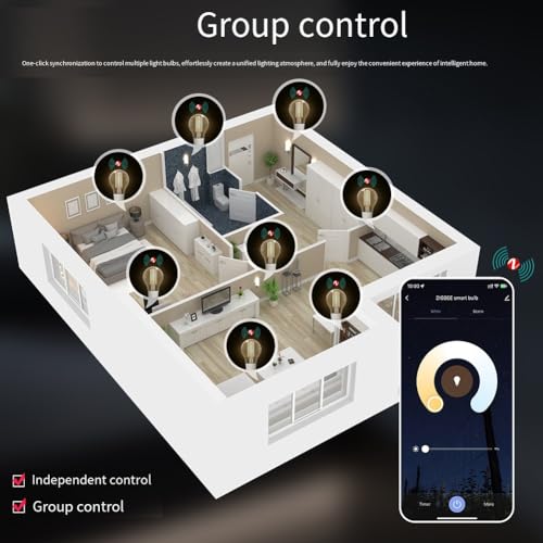 Ampoule Filament Zigbee Tuya 7W Éclairage Décoratif Intérieur Connecté - 2