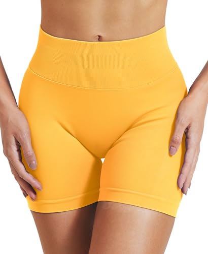 Image of VOYJOY Women Workout Impact Shorts 2.5 inch / 3.6 inch / 4.5 inch / 6 inch Scrunch Butt Booty | Tummy Control, High Waisted, Bike Short, Gentle Compression, for Women