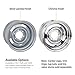 GM Rally Truck Wheel, 6 on 5.5 Inch Bolt Pattern, 15x10, Silver