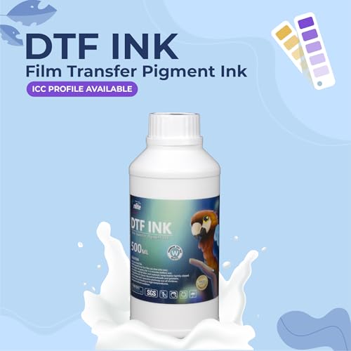 Image of Enlite Premium DTF White Ink for DTF Heat Transfer Film Printing, Used for Printhead L1800 L805 R1390 4720 I3200 XP600 DX7 DX5 5113, Great Fluency, Whiteness and Covering Rate, 16.9oz