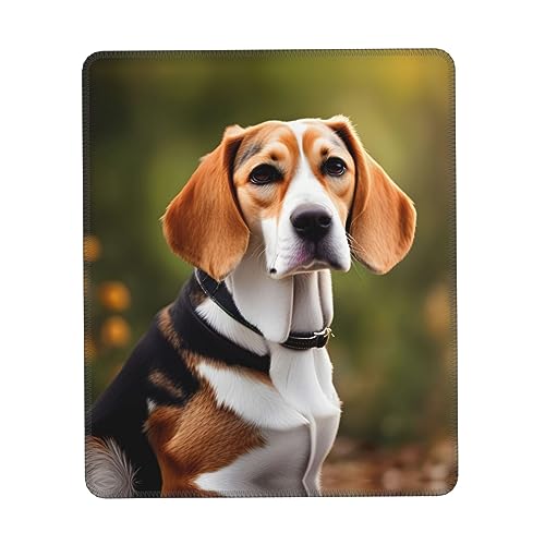Tappetino per mouse da gioco versatile con cane Beagle, con design unico per computer e laptop, per esigenze di ufficio e gioco