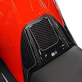 labelbike   Autocollant 3D Moto Réservoir Protection e Décoration in Résine Compatible avec Ducati Multistrada V2 V2S 2025 Couleur Carbon Noir