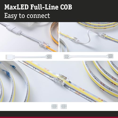 Paulmann 71057 MaxLED Connector Set Full-Line COB Weiß, Transparent