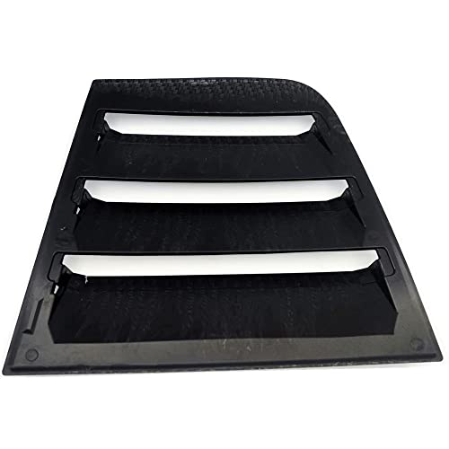 Neopaftu Rear Side Window Louvers Compatible With Dodge Charger 2011-2021 Abs 2Pcs Air Vent Scoop Shades Cover Blinds (Carbon Fiber Style) #TOP5