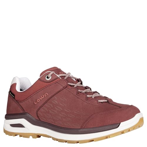 LOWA Halbschuh Locarno GTX LO Ws rotholz/Rose 38