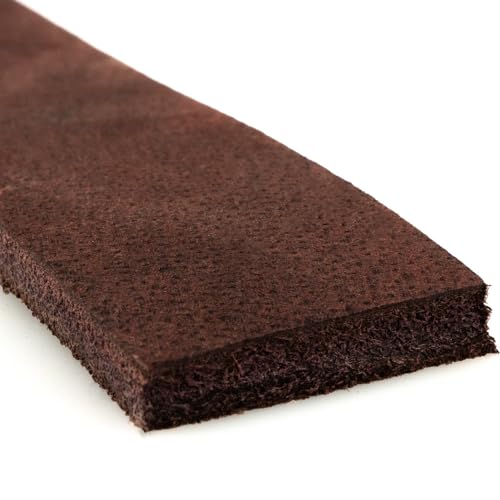 Craft County Flache Lederriemen – Basteln, Ranching und Heimwerkerreparaturen – Sattel 15 mm (4,7 m)
