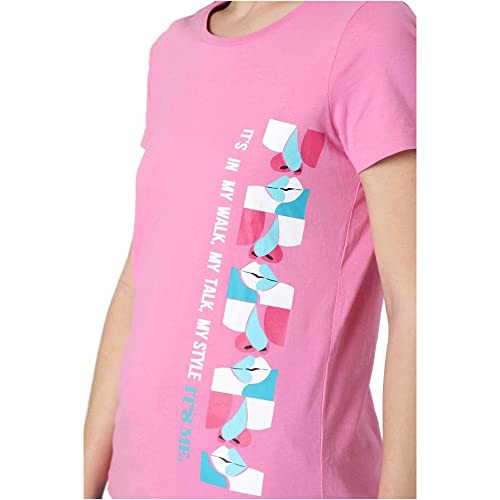 Image of VERO MODA Women's Cotton Regular Fit T-Shirt