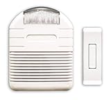 Heath Zenith SL-7744-02 Wireless Plug-In Door Chime Kit Flashing Light Perfect For Hearing Impaired