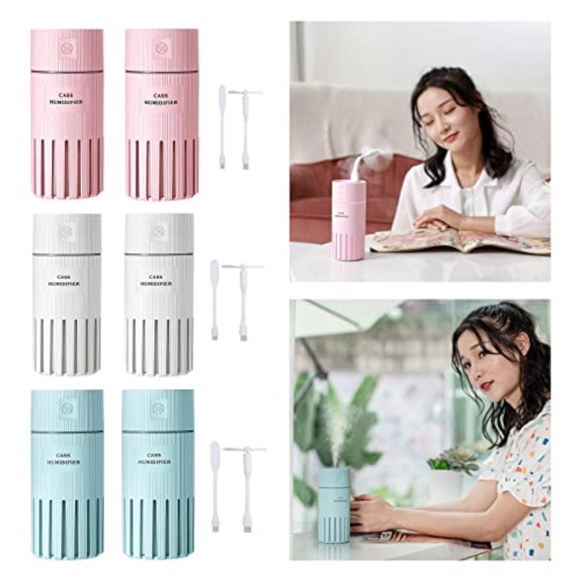 USB Powered Humidifier with Adjustable Gear, Auto Off Feature