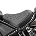Motorcycle Leather Rider Solo Seat for Rebel CMX 1100 2021 2022 2023 2024 2025 2026 Driver Pressure Relief Soft Pillion Saddle Cushion Pad, Black