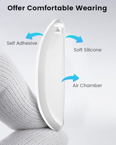 Compatible with Ray-Ban Meta Wayfarer Eyeglass Nose Pad, 8 Pairs Soft Silicone Nose Pads, Anti Slip Replacement Nose Pads3