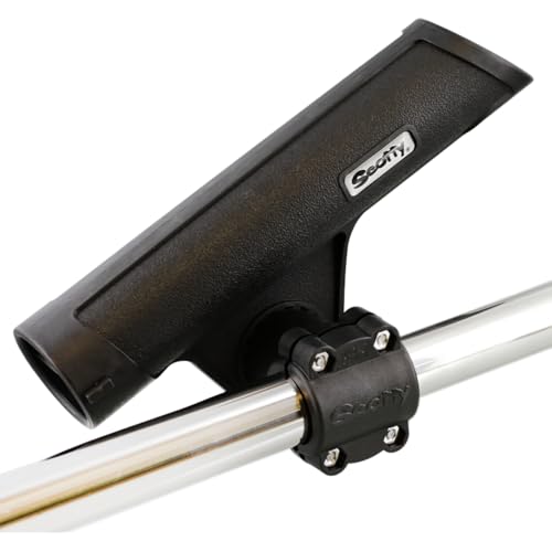Scotty #358-BK Rodmaster II Downrigger Boom Rod Holder Black, 1.25\"