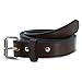 Hanks Extreme - Leather Gun Belt for CCW - Concealed Carry - 17oz. Premium Leather Belt - Made in USA - 100-Year Warranty - Brown - Size 40