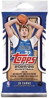 2025-26 Topps Flagship Basketball Trading Card Fat Pack 36 Cards Per Pack