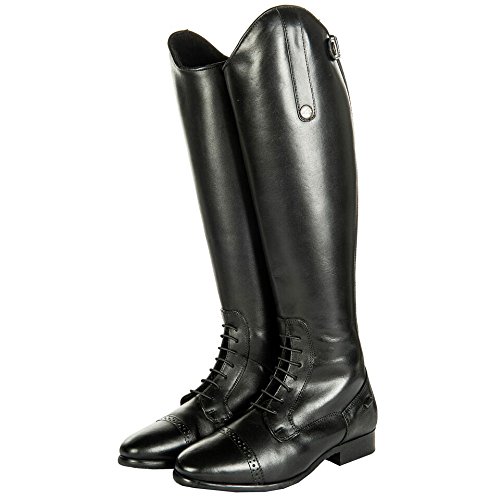 HKM Bottes D'équitation Enfants Et Adultes – PVC Souple, Insertion élastique, Boutons Pression – Faciles à Entretenir