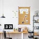 XBoard Cork Board 36 x 24, Notice Cork Bulletin Board, Corkboard with Aluminum Frame and Push Pins for Display - Image 5