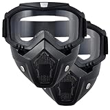 2 Pieces Paintball Mask Anti Fog,Airsoft Helmet and Mask Full Face,Tactical Mask for Men,Airsoft Goggles Ballistic Goggles Tactical Goggles,for Skiing Paintball Shooting Cycling Fishing