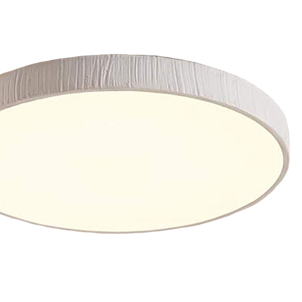 Plafonnier Créatif En Faux Bois LED,Simple Ultra-rétro Mince Plafonnier,Lampe De Chambre,Lampe De Salle à Manger,Lampe De Balcon,Lampe D'allée,Luminaire De Chambre à Coucher,Plafon-Blanc sans aurore d