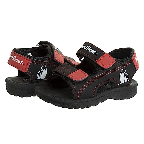 Image of Rugged Bear Kids Boys Girls Open-Toe Outdoor Sport Water Sandals - beach pool slide adjustable strap shoes athletic summer (Toddler /Little Kid /Big Kid)