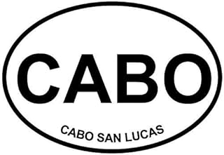 Cabo San Lucas Euro Oval Bumper Sticker 5"