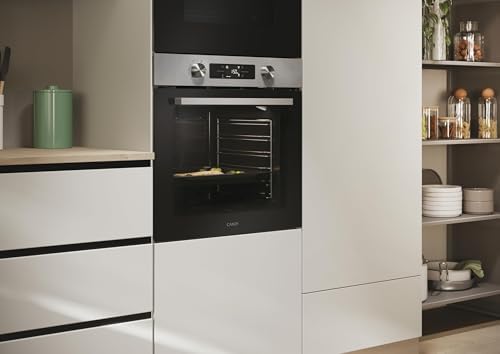Forno da Incasso Elettrico Ventilato Candy Bake 800 78L Wi-Fi AirFry Funzione Pizza 300°C Classe A++ Inox