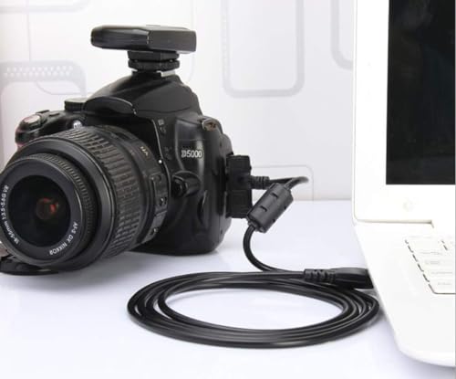 Image of USB Cable Data Sync Transfer 8Pin Cord Compatible for Sony Digital Camera Cybershot Cyber-Shot DSCH200 DSCH300 DSCW370 DSCW800 DSCW830 DSC-H200 DSC-H300 DSC-W370 DSC-W800 DSC-W830 (1.5M)