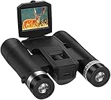 Camera Binoculars,2.7K Digital Camera Binoculars Camera with 2.4' LCD Display 12x32 Folding Prism...