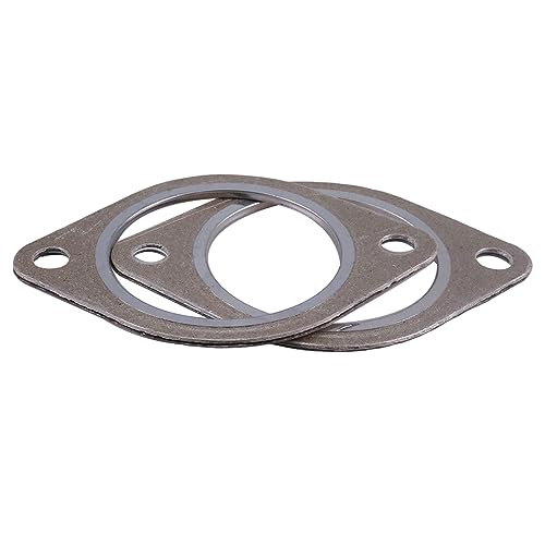 Image of DVPARTS 2PK Pipe Flange Gasket Seal kit 18307589343 18-30-7-553-603 18307553603 Compatible with N54 Engine, E60 E71 E82 E88