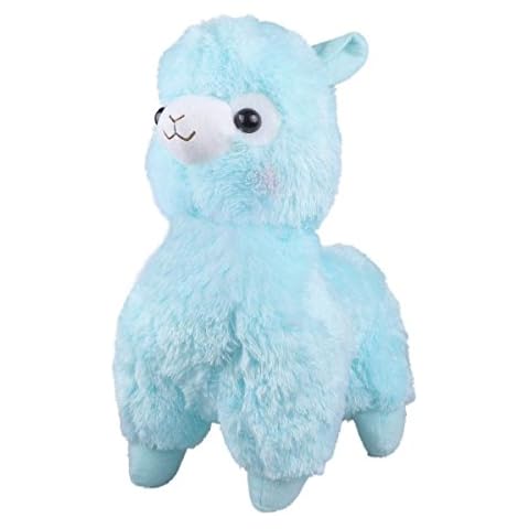 TOLLION Cuddly Soft Blue Alpaca Llama Lamb Toy -7" Stuffed Animal Cushion Plush Doll Valentine Gift New Baby Gift Graduate Gift Lovers Anniversary Fiesta Gift for Girlfriend Children and Friends Cover