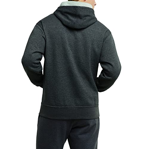 Champion Men's Powerblend Pullover Hoodie, Granite Heather, Small #TOP1