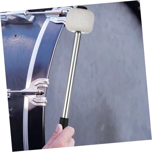Mazas de percusión para batería, baqueta larga con cabeza de fieltro de lana, para niños, niñas y principiantes miniatura 7