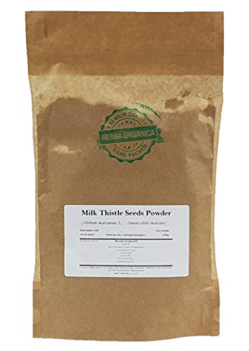 Poudre de graines de chardon-marie silybum marianum l sachet de 200g