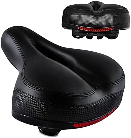 AOLANDER Bike Seat,Most Comfortable Bicycle Saddle with Dual Shock Absorbing Ball Cushion Padded Bicycle Saddle for Men Women (Black)
