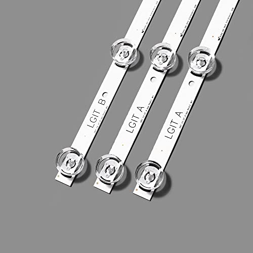 Repuesto de tiras LED para televisión LG 32LB 32LF562V kit de 3 piezas
