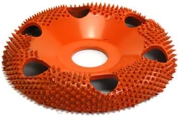 4" Donut Wheel W/Holes Round Face (Ex-Coarse Grit) 7/8" Bore